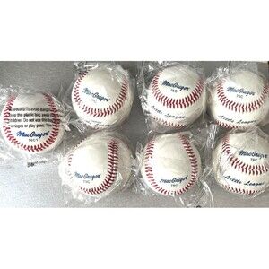 MacGregor 7 pcs Official Baseballs Little League 76C, 73C, 76C1 Mixed Lot NEW